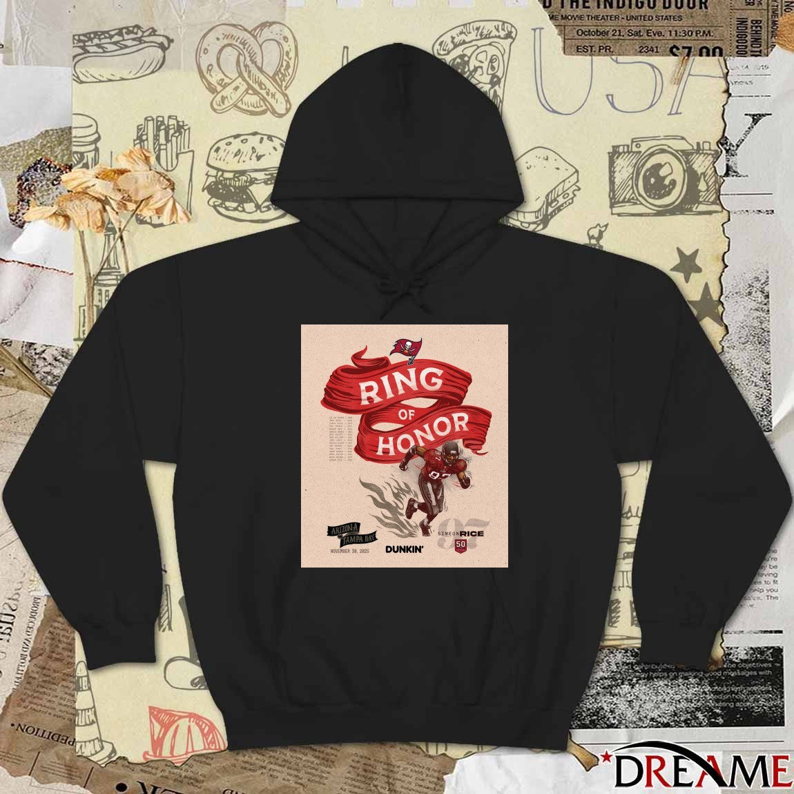 Arizona Cardinals Vs Tampa Bay Buccaneers Ring of Honor November 30, 2025 Poster t-shirt
