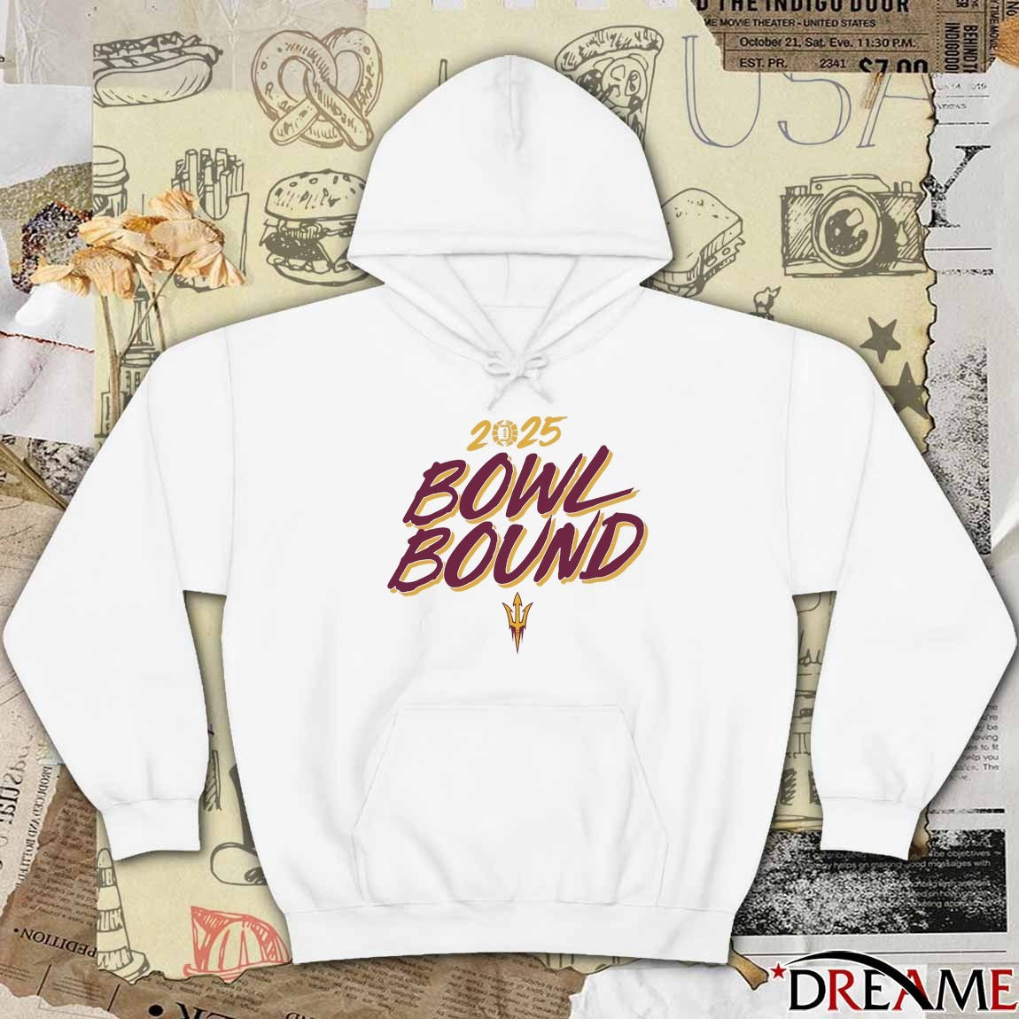 Arizona State Sun Devils Football NCAA 2025 Bowl Bound t-shirt