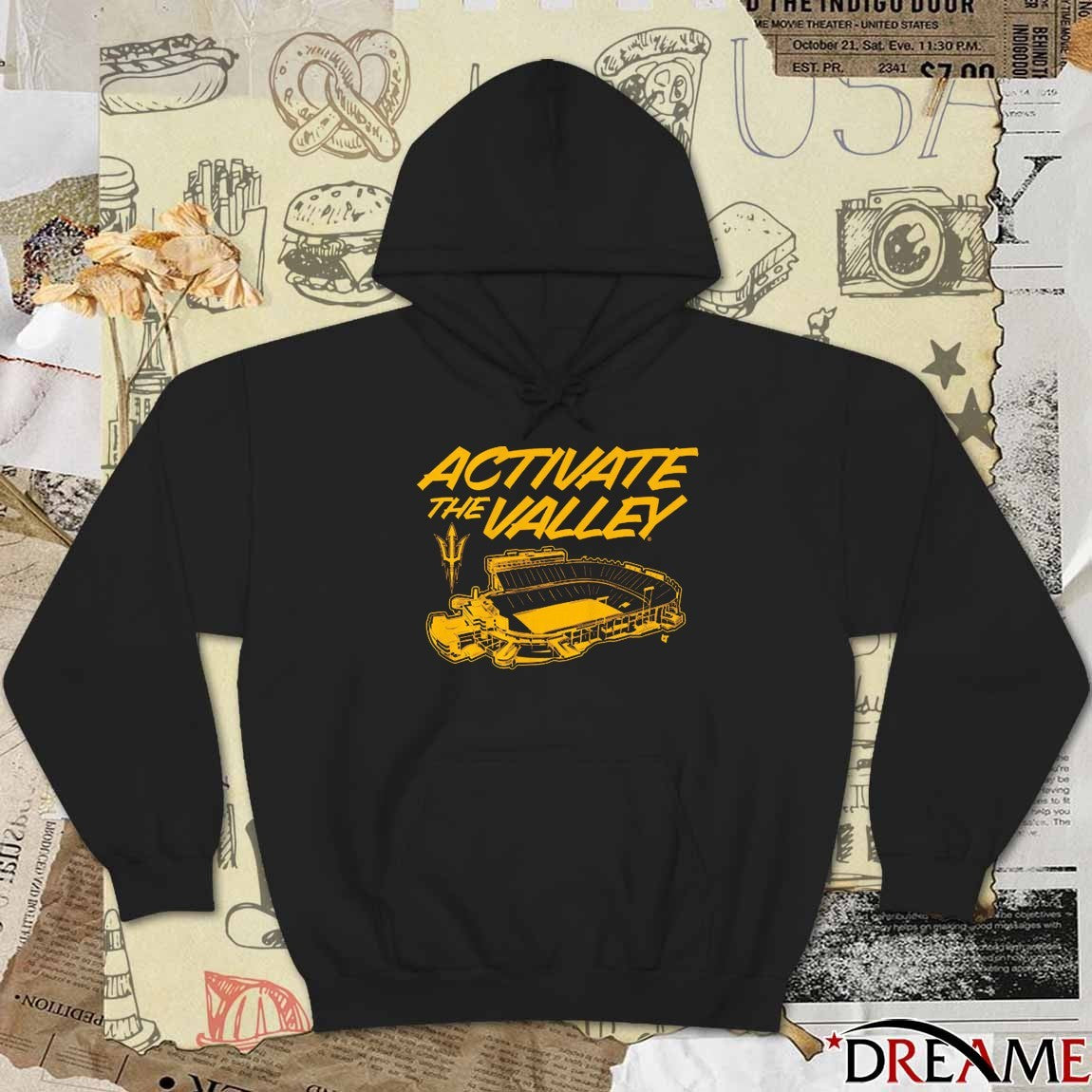Arizona State Sun Devils Football NCAA Activate The Valley t-shirt