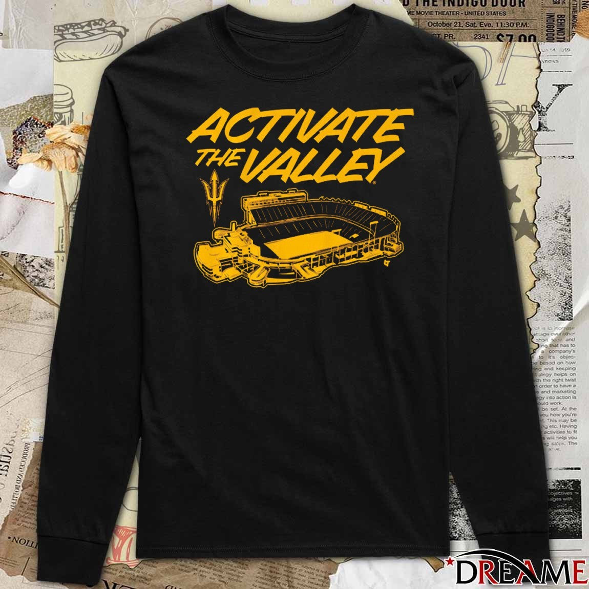 Arizona State Sun Devils Football NCAA Activate The Valley t-shirt