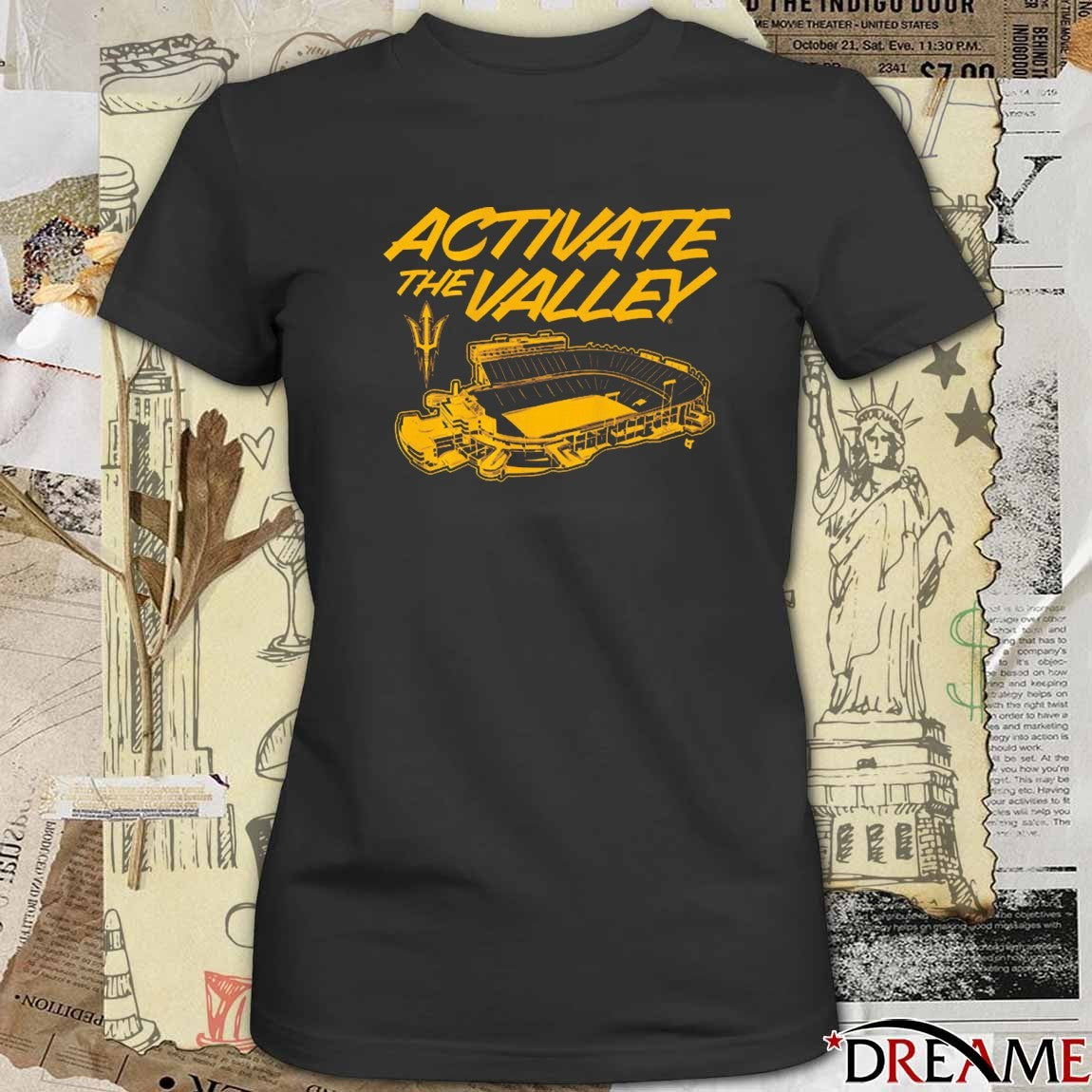 Arizona State Sun Devils Football NCAA Activate The Valley t-shirt