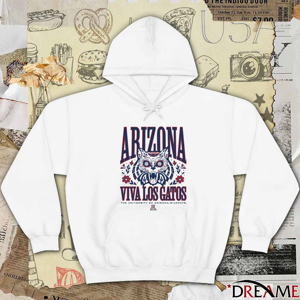 Arizona Viva Los Gatos The University Of Arizona Wildcats Cat t-shirt