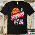 Arizona Wildcats 2026 Big 12 Men’s Basketball Tournament Champions t-shirt