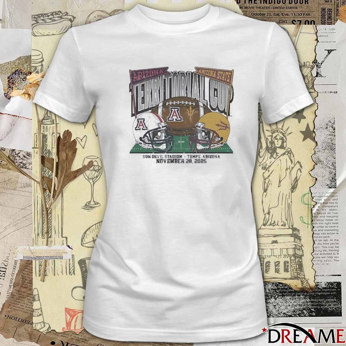 Arizona Wildcats Vs Arizona State Sun Devils Territorial Cup Sun Devil Stadium Tempe, Arizona November 28, 2025 t-shirt