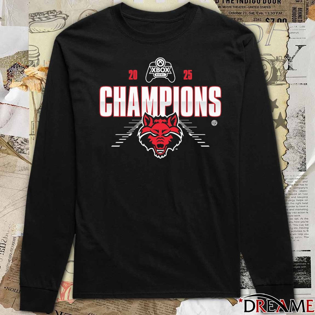 Arkansas State Red Wolves 2025 inaugural Xbox Bowl in Frisco, Texas t-shirt