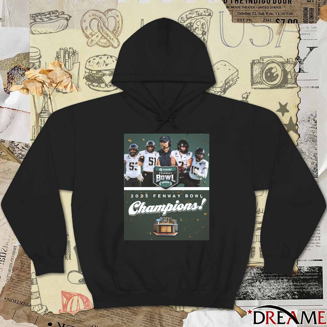 Army Black Knights defeated UConn Huskies Winners 2025 Wasabi Fenway Bowl Champions Poster t-shirt