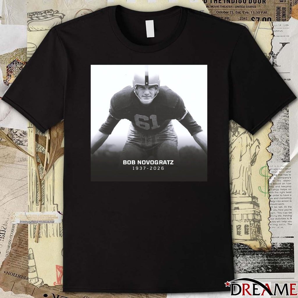 Army West Point Football Bob Novogratz 1937 – 2026 t-shirt