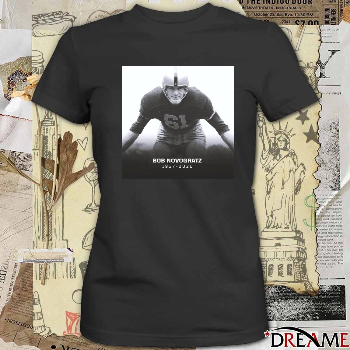 Army West Point Football Bob Novogratz 1937 – 2026 t-shirt