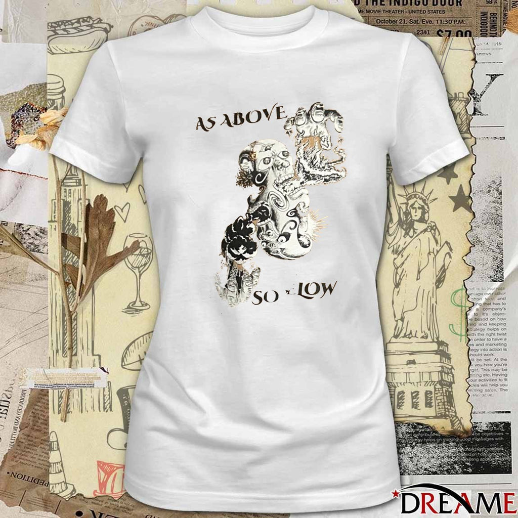 As Above So Below 2025 Izzy Human t-shirt
