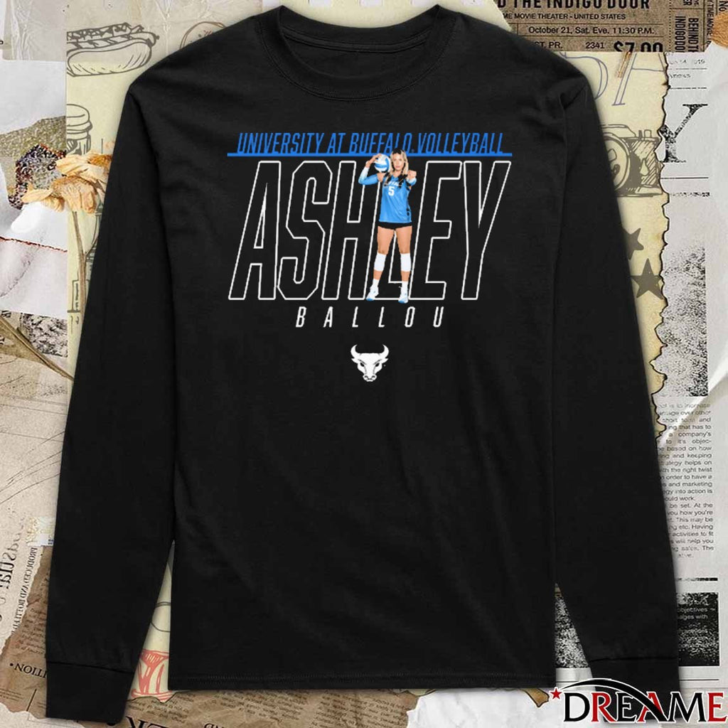 Ashley Ballou University At Buffalo Bulls Volleyball Illustrated t-shirt