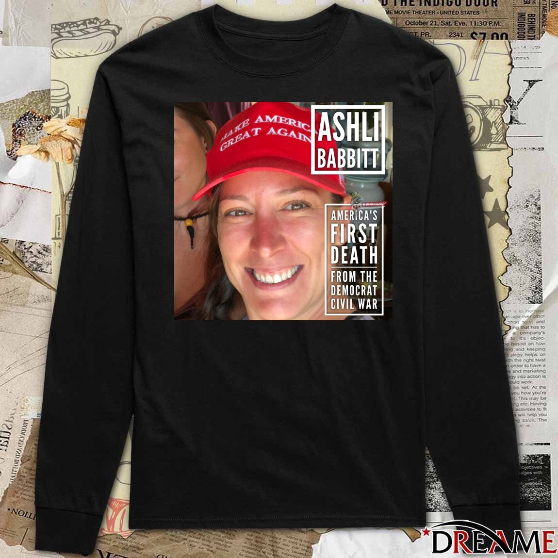 Ashli Babbitt America’s First Death From The Democrat Civil War t-shirt