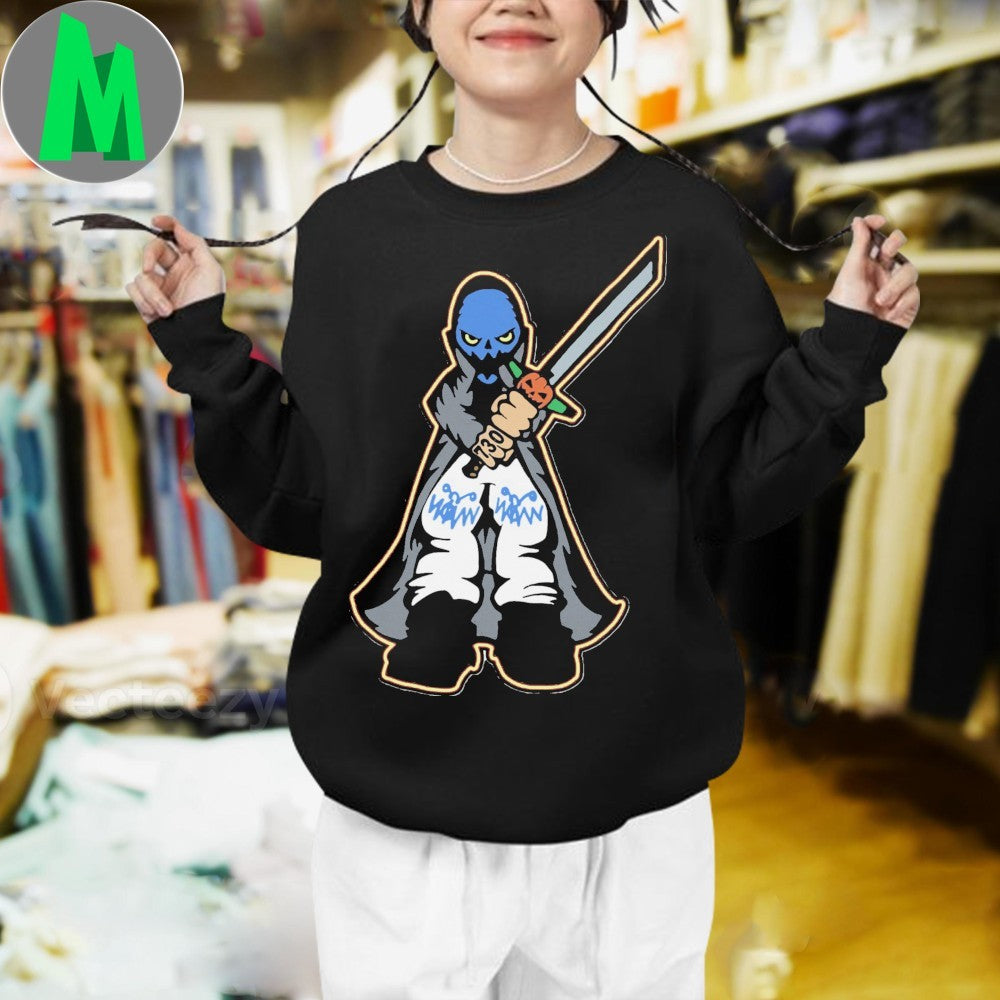 Asspizza Sword Graphic T-Shirt Urban Streetwear Aesthetic Fan Tee