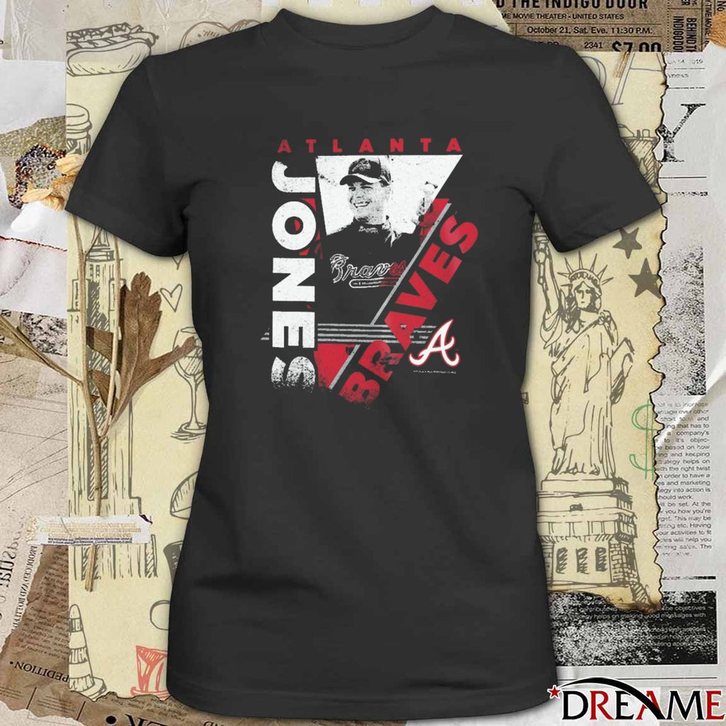 Atlanta Braves Chipper Jones In the Zone Player Graphic t-shirt