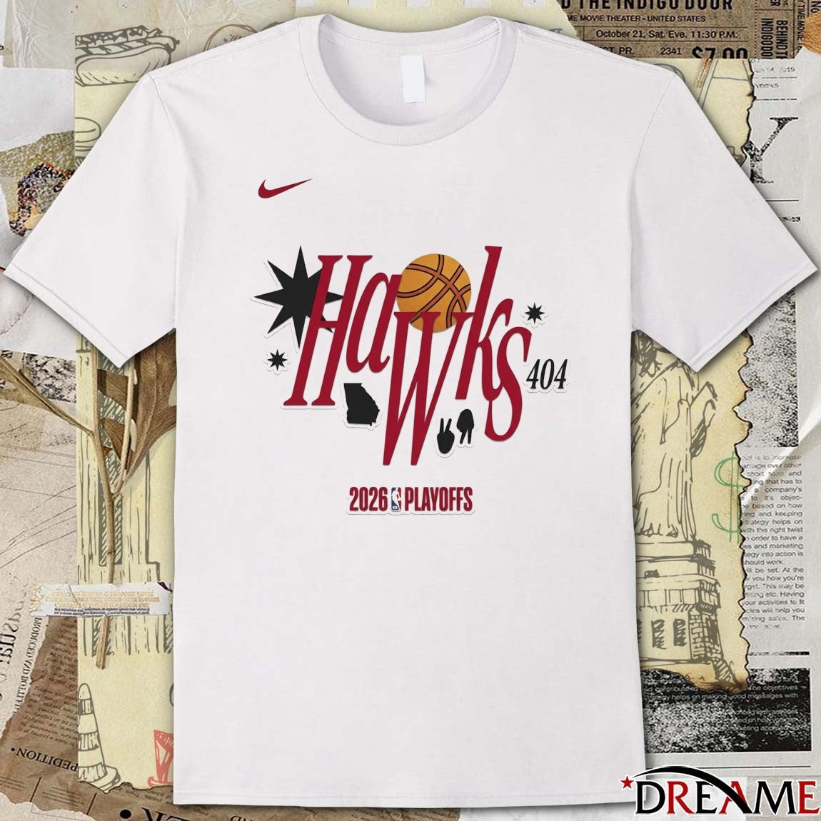 Atlanta Hawks 2026 NBA Playoffs Men’s Basketball True To Atlanta t-shirt