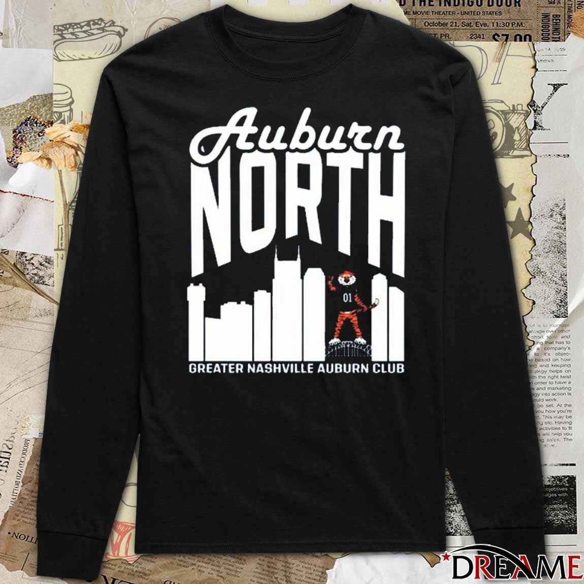 Auburn North Greater Nashville Auburn Club 2025 t-shirt