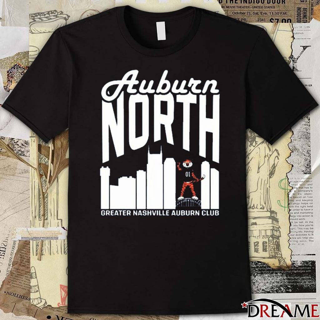 Auburn North Greater Nashville Auburn Club 2025 t-shirt