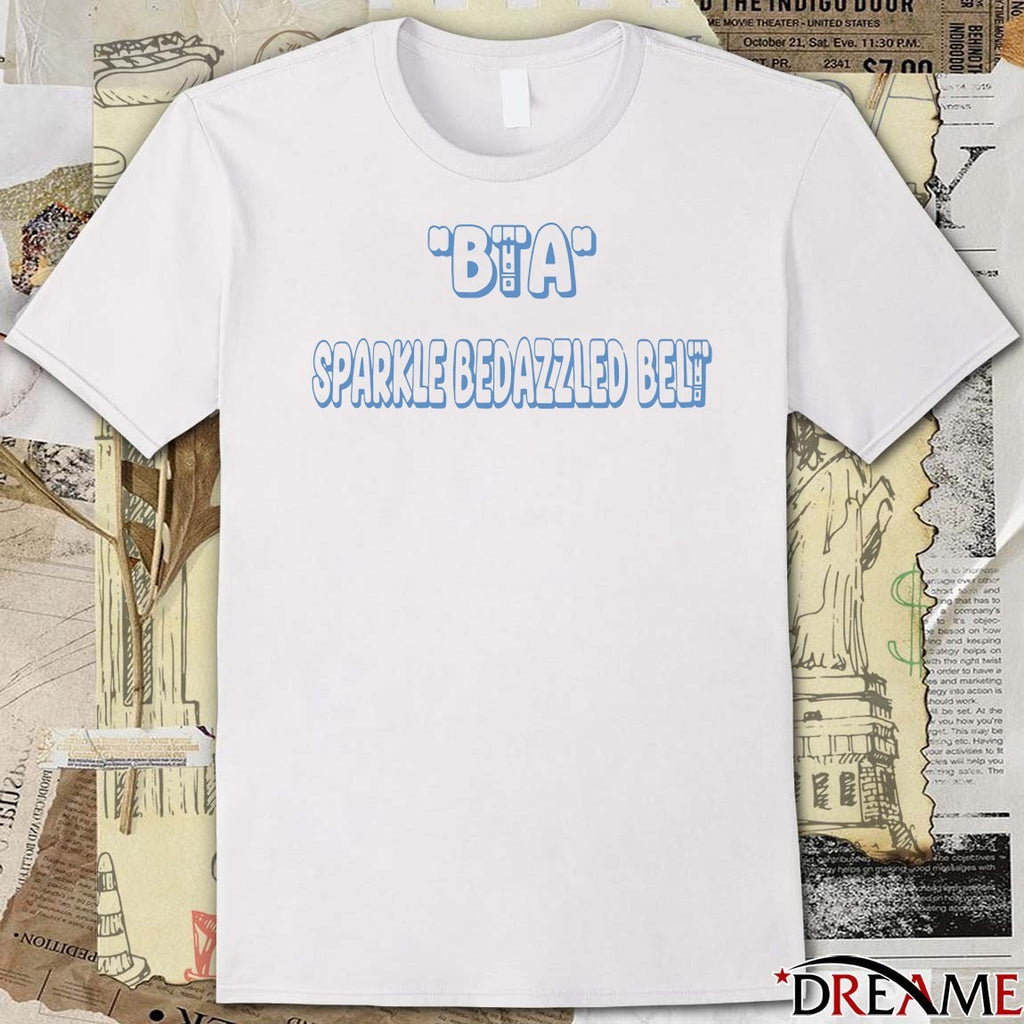 BTA Sparkle Dedazzled Belt Caleb Wilson North Carolina Tar Heels t-shirt