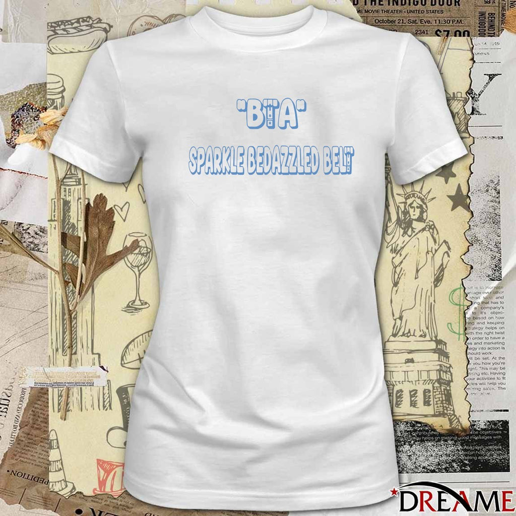 BTA Sparkle Dedazzled Belt Caleb Wilson North Carolina Tar Heels t-shirt