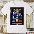 BYU Cougars Vs Texas Tech Red Raiders 2025 Edward Jones Big 12 Football Championship Poster t-shirt