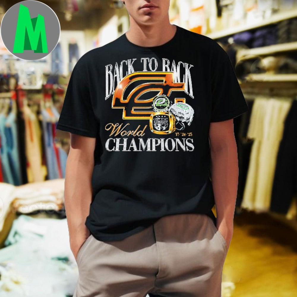 Back To Back World Champions Ring Graphic T-Shirt