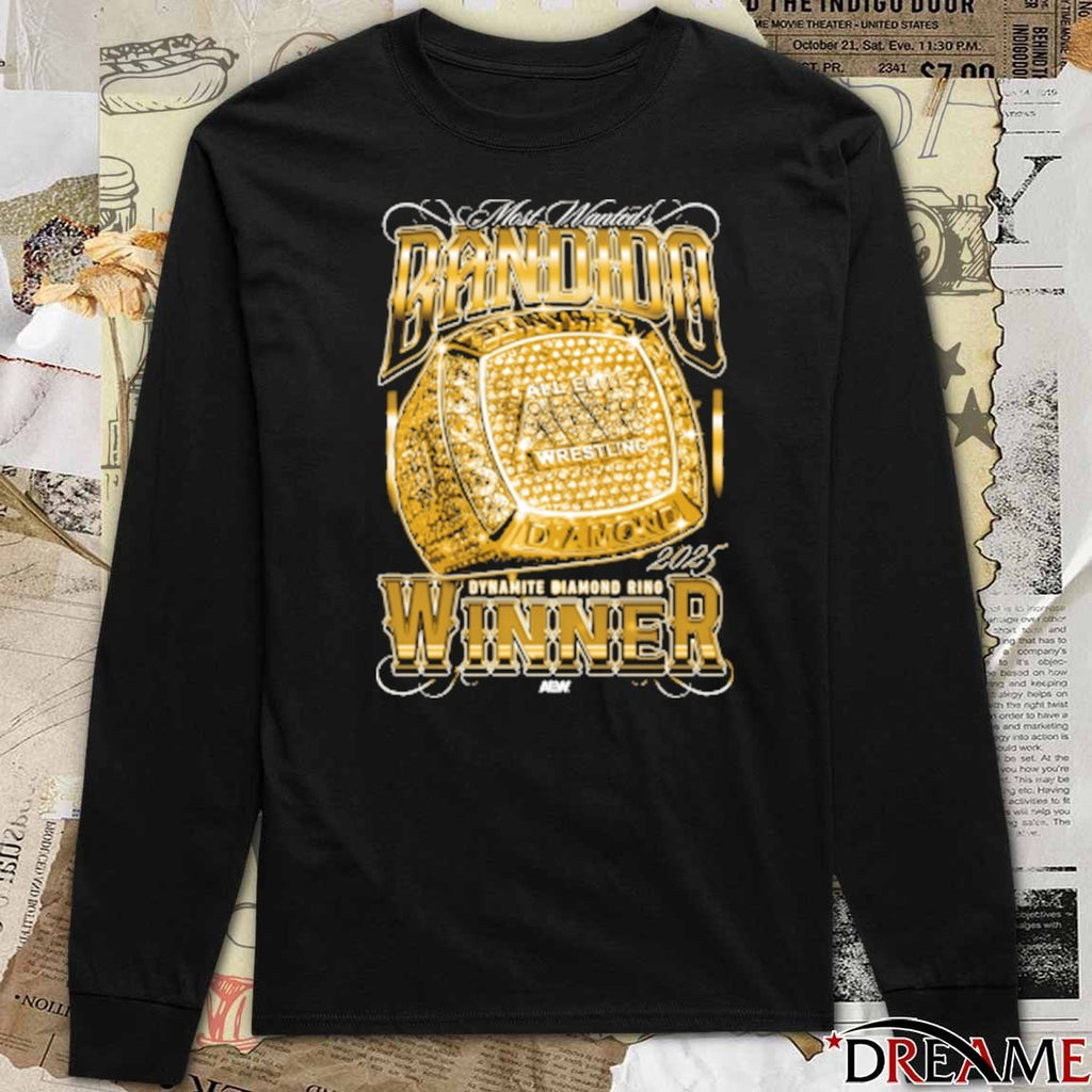 Bandido – Dynamite Diamond Ring Winner 2025 AEW t-shirt