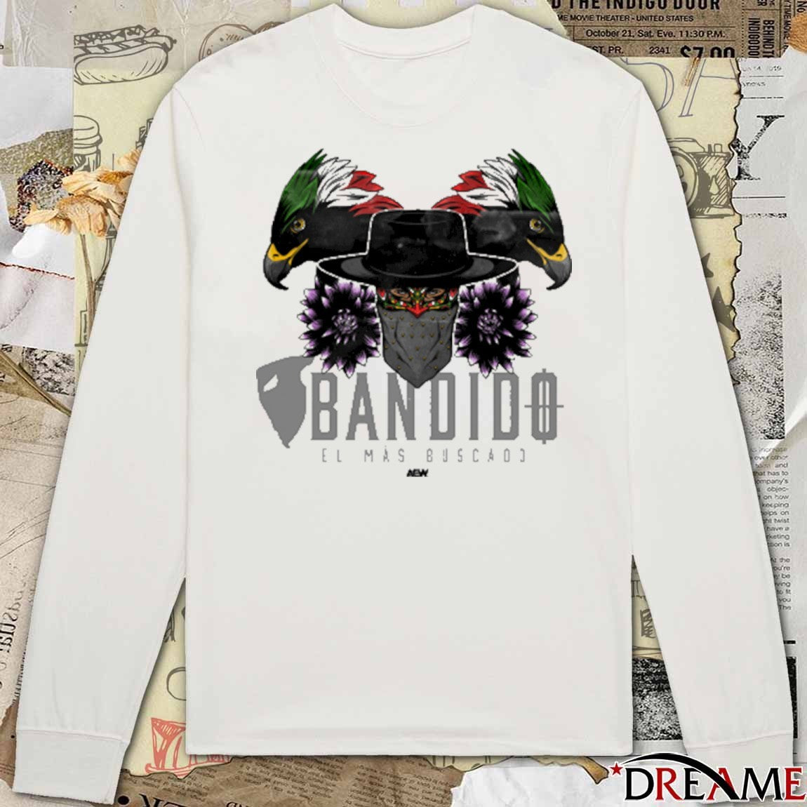 Bandido – Hat of Many Colors El Mas Buscado AEW t-shirt