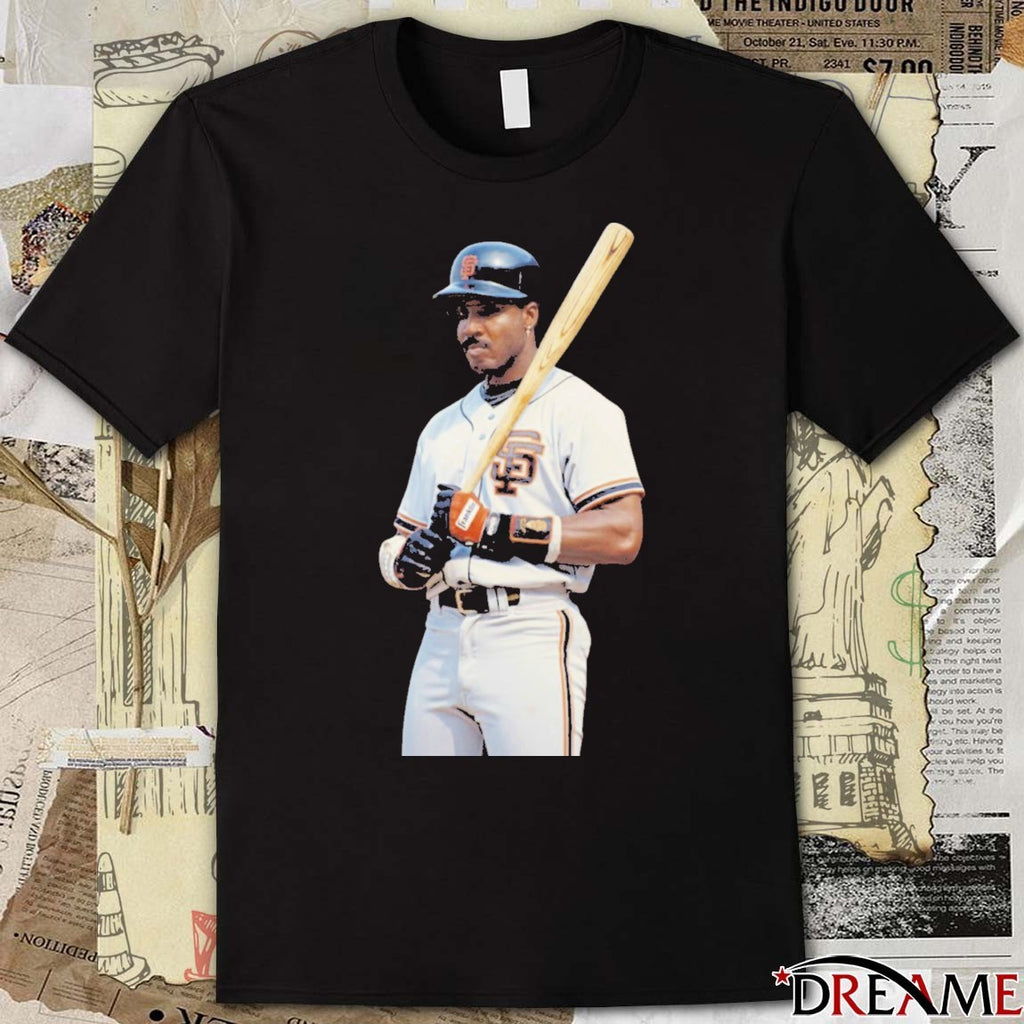 Barry Bonds Major League Baseball National League East 1993 t-shirt