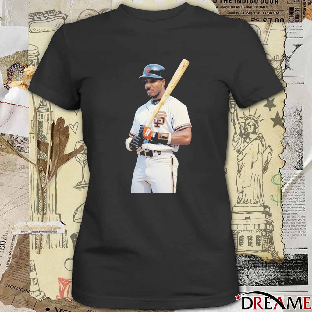 Barry Bonds Major League Baseball National League East 1993 t-shirt