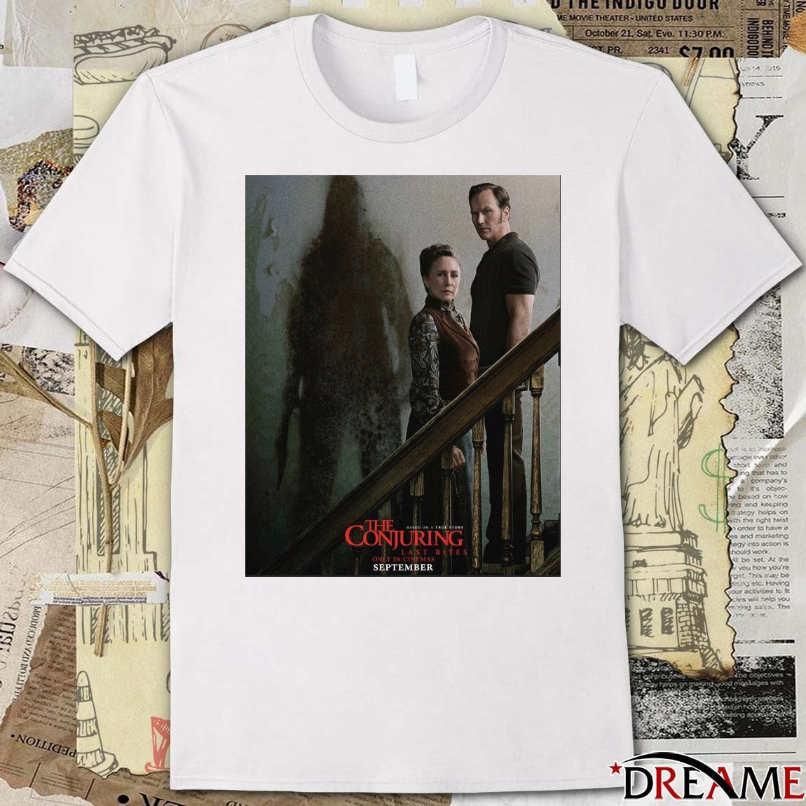 Based On A True Story The Conjuring Last Rites First Communion Only In Cinemas September 2026 Poster t-shirt