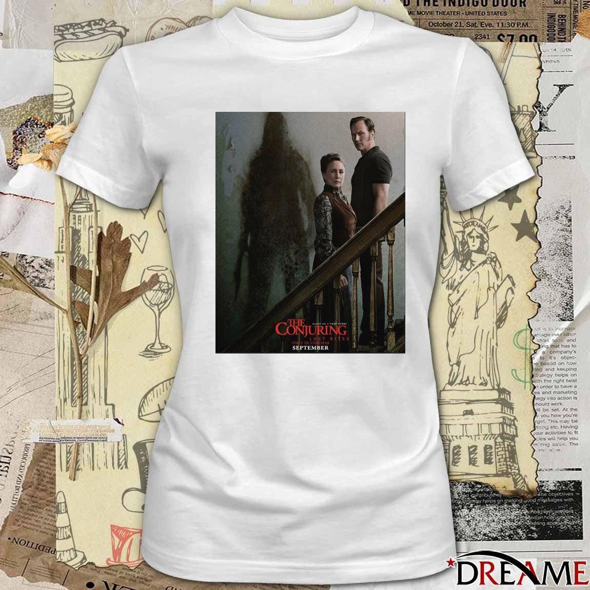 Based On A True Story The Conjuring Last Rites First Communion Only In Cinemas September 2026 Poster t-shirt