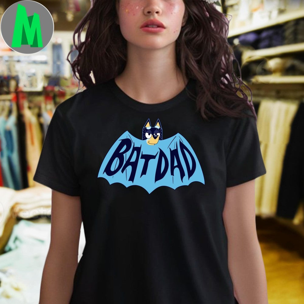 BatDad Bluey Cartoon Inspired T-Shirt