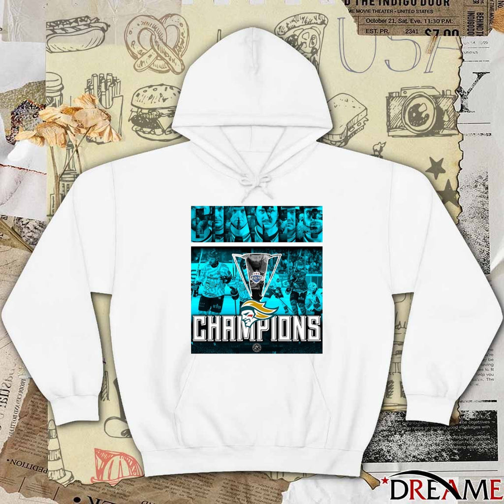 Belfast Giants Champions 2026 Elite Ice Hockey League Chasing The Puck Hockey Poster t-shirt