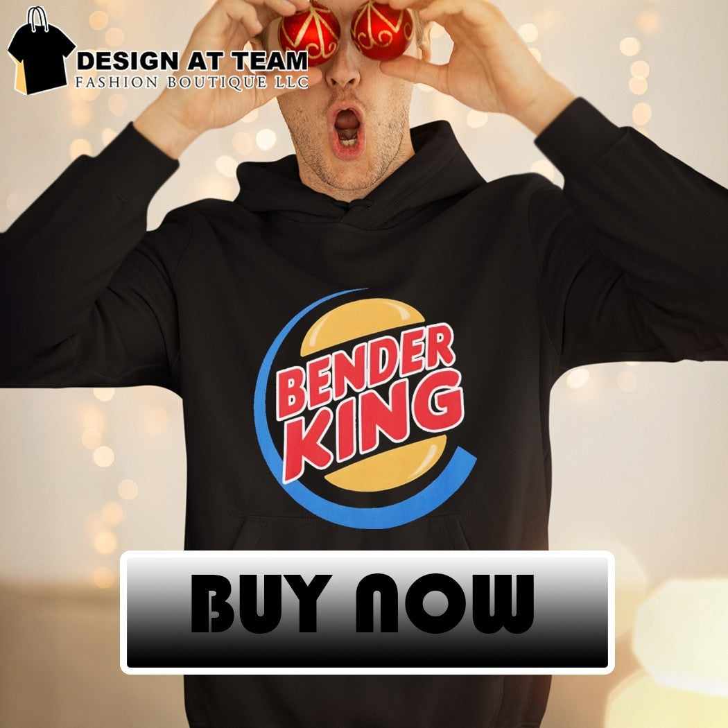 Bender King Burger King parody logo shirt