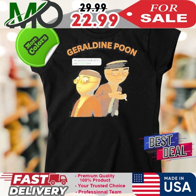 Benji Coleman Geraldine Poon Cartoon Graphic Shirt
