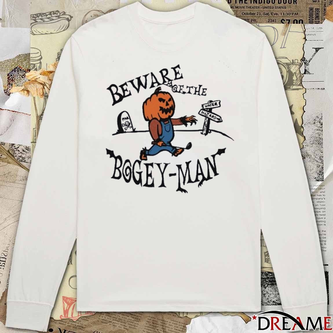Beware The Bogey-Man Halloween 2025 Fanart t-shirt