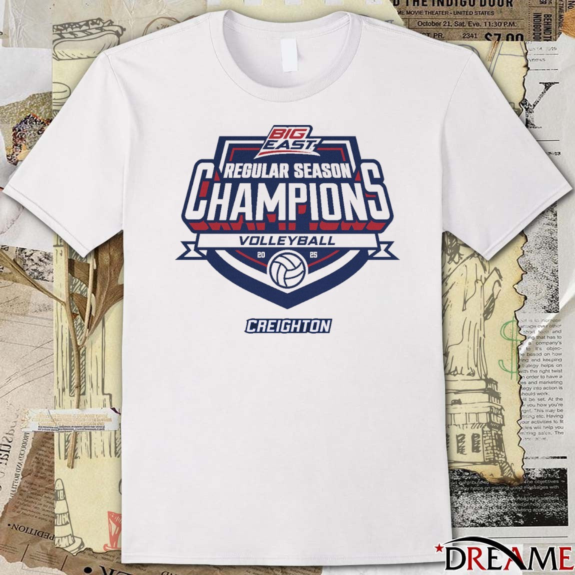 Big East Conference 2025 Regular Season Champions Creighton Bluejays t-shirt