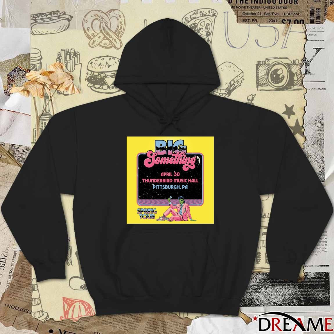 Big Something Spring Tour 2026 Poster Merch April 30 Thunderbird Music Hall Pittsburgh, Pa t-shirt