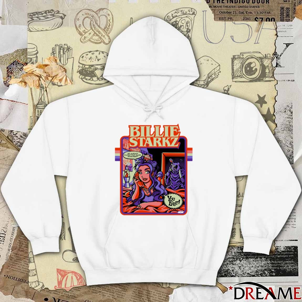 Billie Starkz Scream Rabbit Scream You Lost AEW 2025 t-shirt