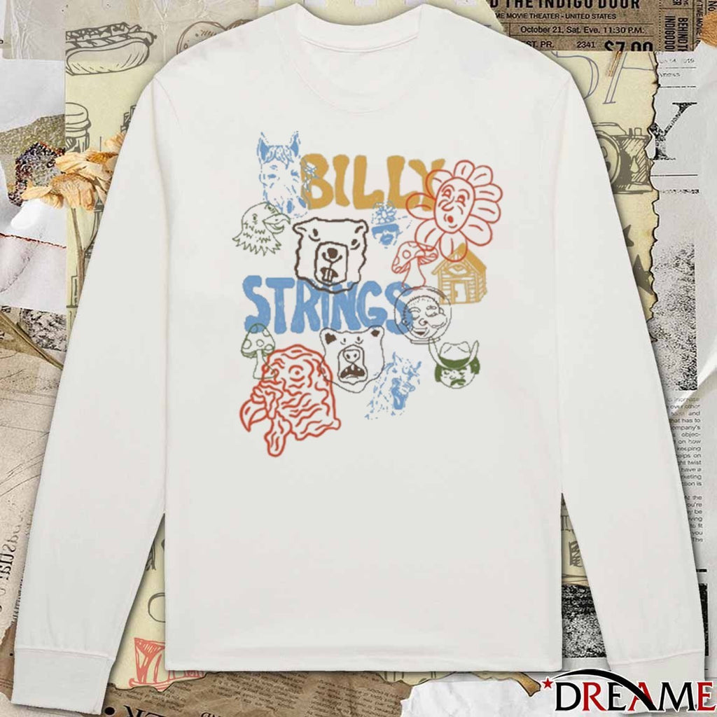 Billy Strings 2026 Winter Tour Characters t-shirt