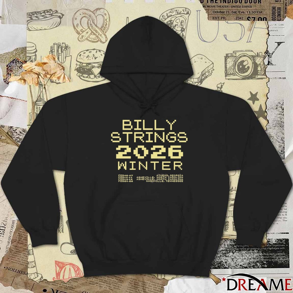 Billy Strings Billy Banjo 2026 Winter February 07 – 22 t-shirt