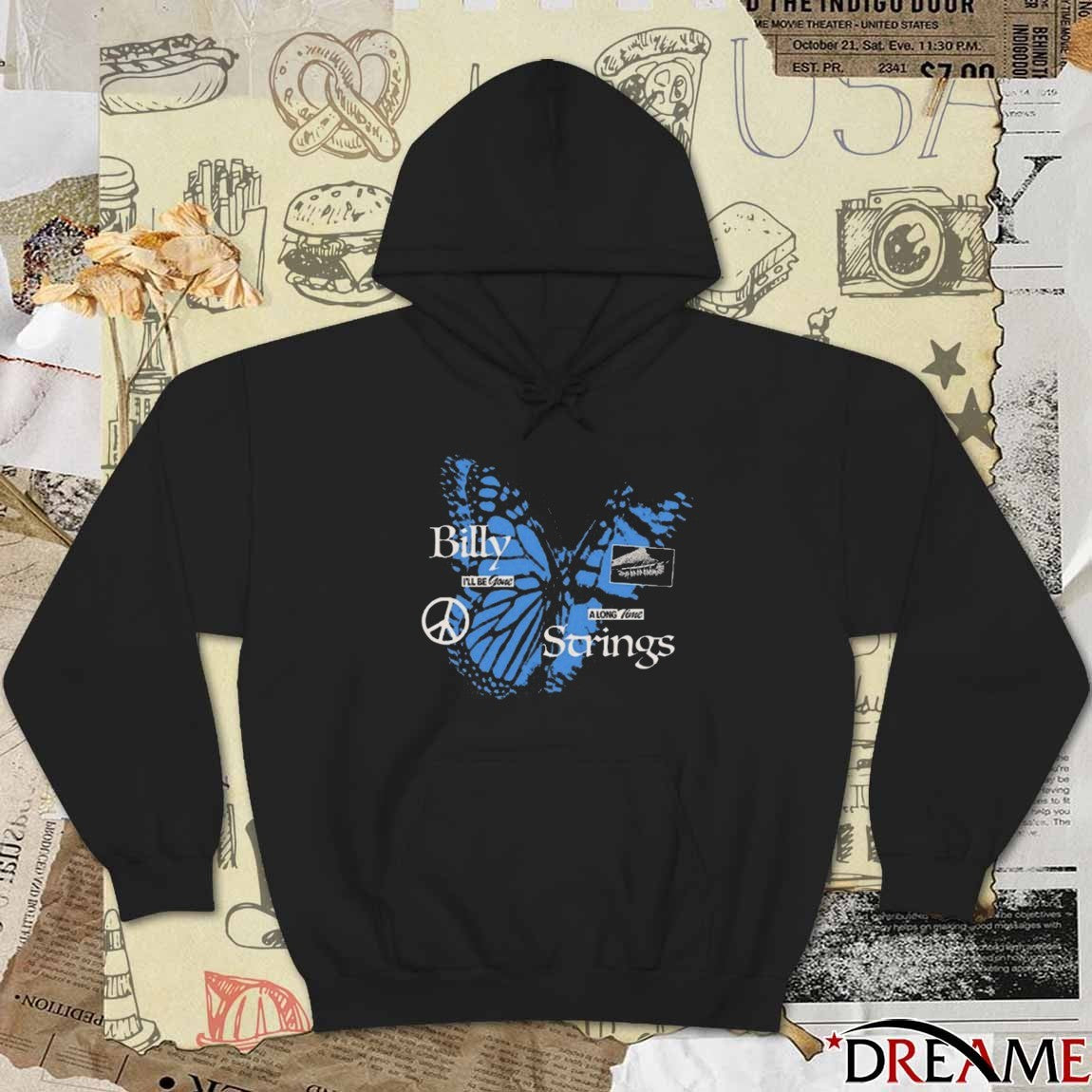 Billy Strings Butterfly I’ll Be Gone A Long Time New t-shirt