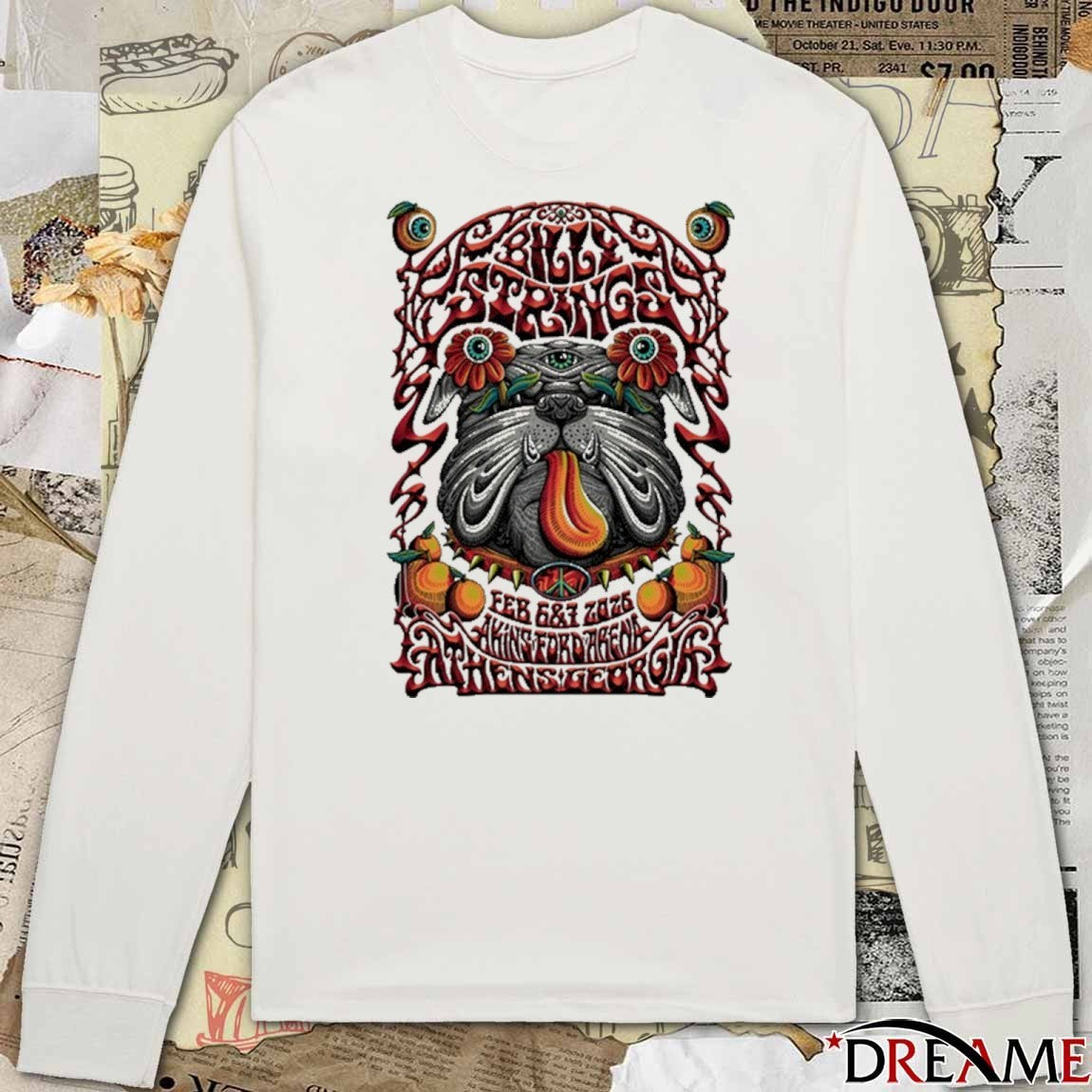 Billy Strings February 6-7 2026 Akins Ford Arena In Athens GA t-shirt