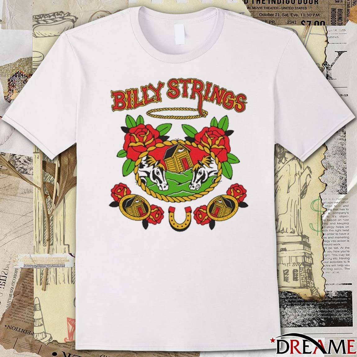 Billy Strings Horses and Houses Graphic 2025 t-shirt