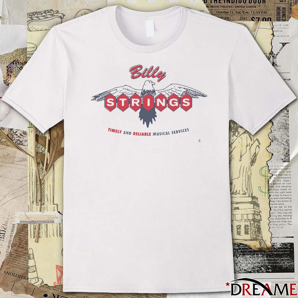 Billy Strings Winter 2026 Tour Timely And Reliable Musical Services t-shirt
