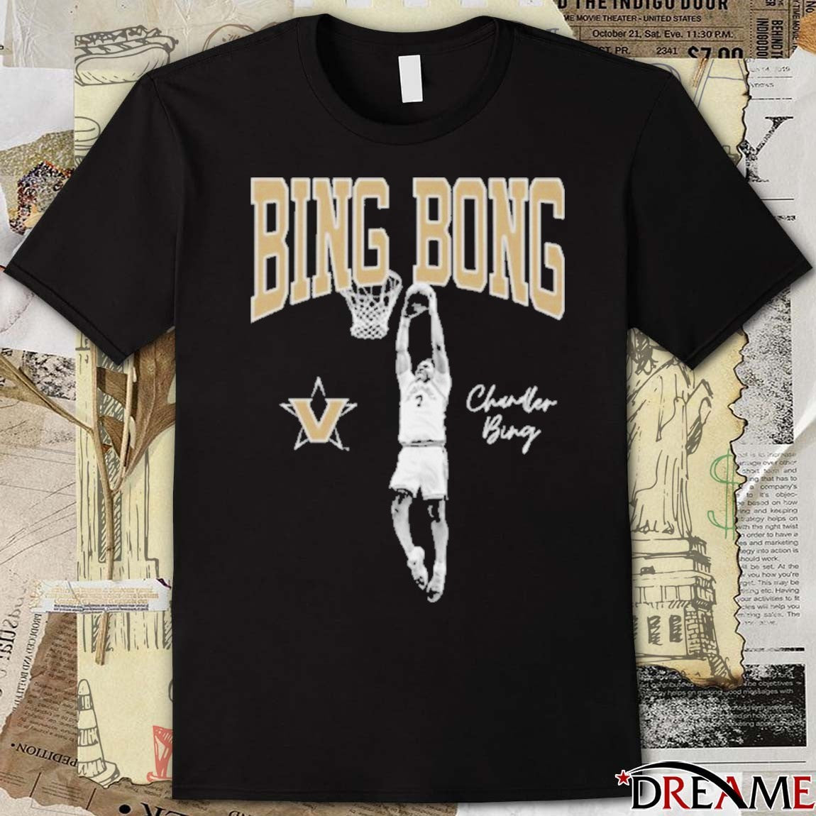 Bing Bong Vanderbilt University Commodores Men’s Basketball Champ Signature t-shirt