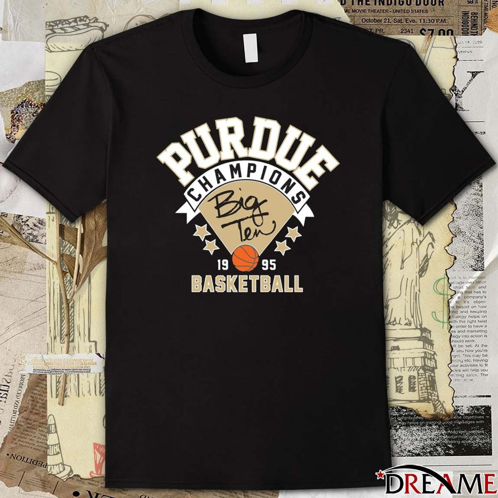 Black Purdue Boilermakers 1995 Big Ten Champions – Trending Now 2026 t-shirt