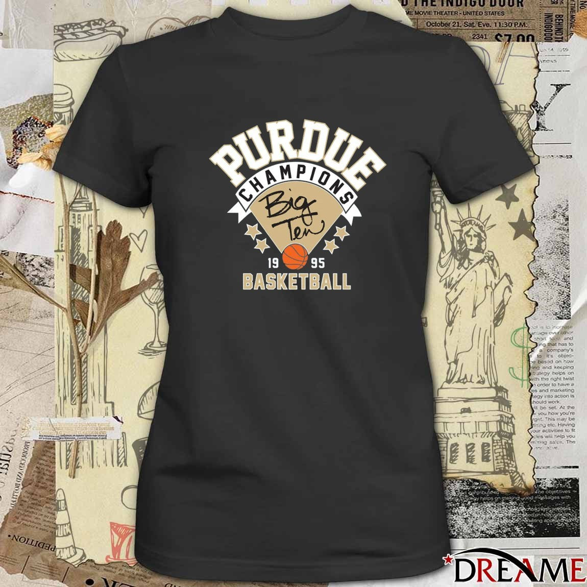 Black Purdue Boilermakers 1995 Big Ten Champions – Trending Now 2026 t-shirt