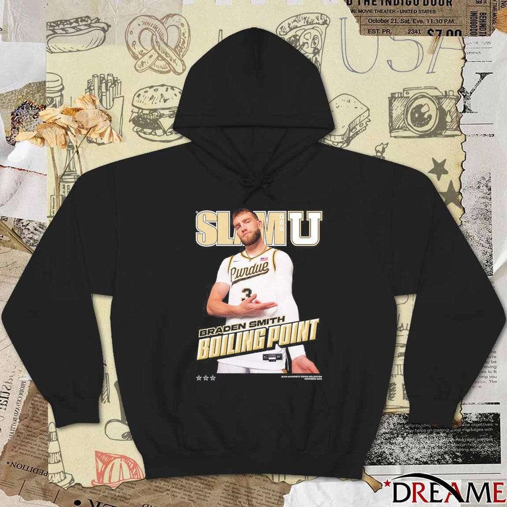 Black SLAMU Braden Smith Boiling Point Purdue Boilermakers Champions – Trending Now 2026 t-shirt
