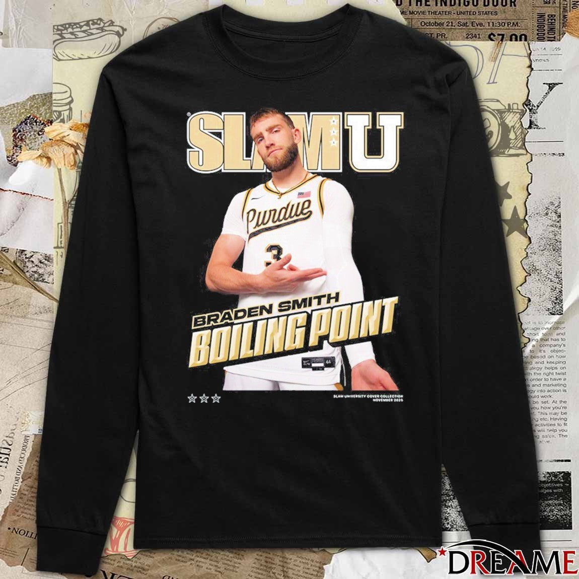 Black SLAMU Braden Smith Boiling Point Purdue Boilermakers Champions – Trending Now 2026 t-shirt