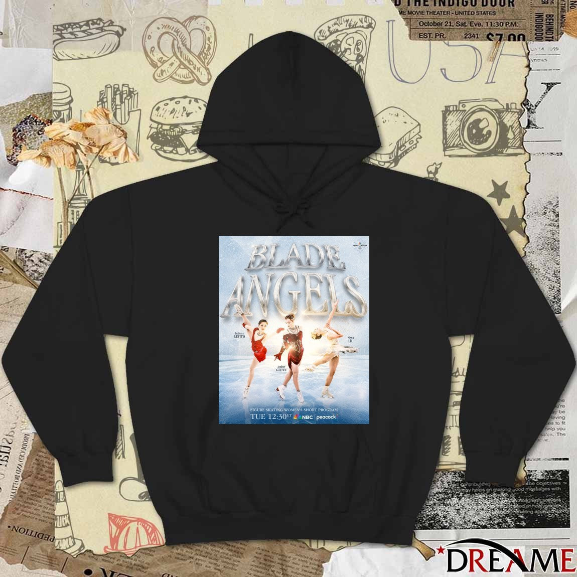 Blade Angels Isabeau Levito Amber Glenn And Alysa Liu Figure Skating Women’s Short Program t-shirt